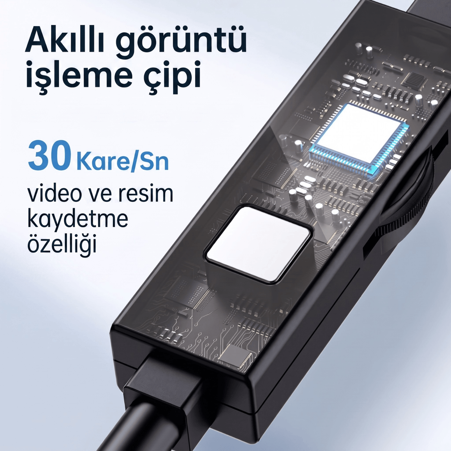 HD EndosTech Kamera: iPhone Ve Android Uyumlu İnceleme Kamerası